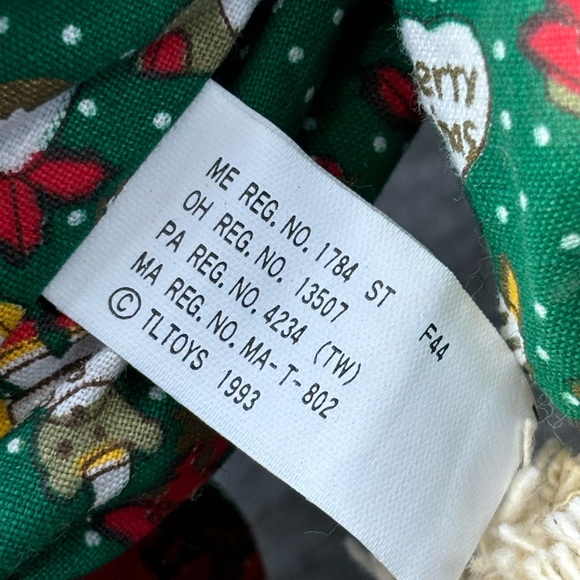 House Of Loyd TLTOYS 1993 Flossie Rabbit Christmas Holiday Doll Presents 541736 - Picture 12 of 15